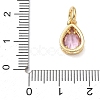 Brass Pave Cubic Zirconia Charms KK-CBA56EF-34A-G03-3