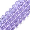 Transparent Glass Beads Strands GLAA-T032-T10mm-01-1