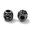 Column 304 Stainless Steel Beads Hand Polished STAS-M057-49B-AS-2