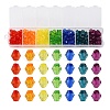 315Pcs 7 Colors Transparent Acrylic Beads TACR-YW0001-77-1