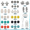 DIY Ocean Theme Bracelet Making Kit DIY-SC0023-57-2