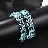 Glass Beads Stretch Bracelets for Women Men BJEW-M049-11D-3