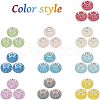 Resin Rhinestone European Beads RPDL-NB0001-11-5