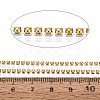 Iron & ABS Plastic Imitation Pearl Tennis Chains CH-Q006-01A-02-3