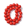 Natural Yellow Jade Beads Strands G-G598-14mm-YXS-01A-4