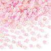 200Pcs Flower & Butterfly Resin Cabochons CRES-TA0001-89F-3