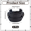 2Pcs Cowhide Cord Wide Cord Bracelets BJEW-CL0001-63B-2