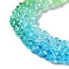 Transparent Glass Bead Strands GLAA-H023-03E-4
