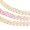 Transparent Painted Glass Beads Strands DGLA-A034-T4mm-A09-4