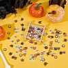 240Pcs 6 Style Halloween Handmade Polymer Clay Cabochons CLAY-AR0001-35-4