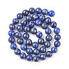 Natural Lapis Lazuli Beads Strands G-G099-8mm-7-3