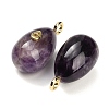 Natural Amethyst Pendants GG-CBA4625-02G-05-2