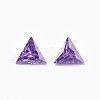 Cubic Zirconia Pointed Back Cabochons ZIRC-WH0001-A10-1