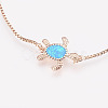Adjustable Brass Bolo Bracelets BJEW-L618-02RG-A-2