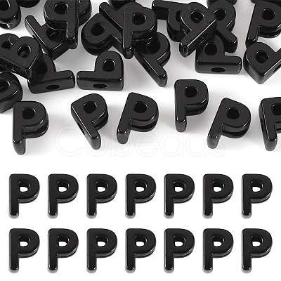 Acrylic European Beads OACR-TAC0013-14P-1