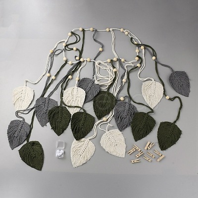 Handmade Cotton Hanging Wall Decorations AJEW-WH0258-927-1