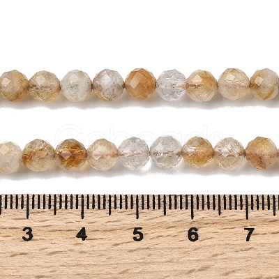 Natural Citrine(Heated) Beads Strands G-A267-B01-01-1