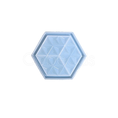 Hexagon Shape Cup Mat Silicone Molds WG13514-04-1