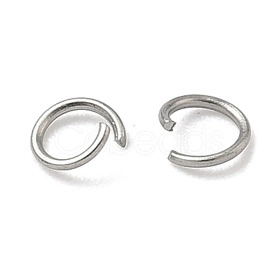 Tarnish Resistant 304 Stainless Steel Open Jump Rings STAS-E066-01-3mm-1