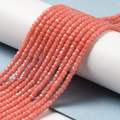 Synthetic Luminous Stone Beads Strands G-C086-01A-04-1