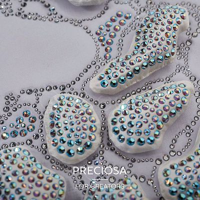 Preciosa® MAXIMA Crystal No Hotfix Flatback Stones Y-PRC-NSS12-23980-257-1