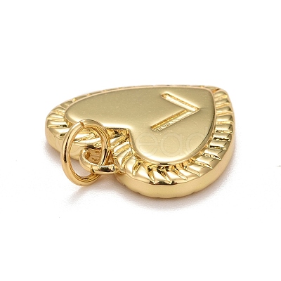 Rack Plating Golden Brass Pendants KK-E260-01G-L-1