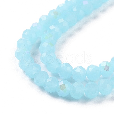 Electroplate Glass Beads Strands EGLA-A034-J3mm-L06-1