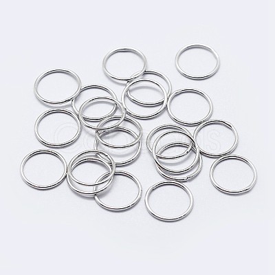 Sterling Silver Closed Jump Rings STER-F036-03P-0.8x5-1