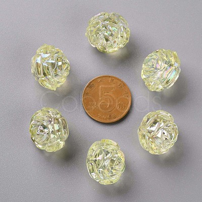 Transparent Acrylic Beads TACR-S154-31C-915-1