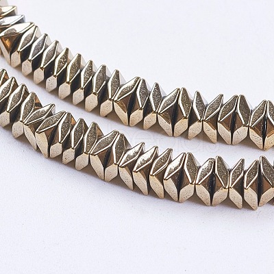 Electroplate Non-Magnetic Synthetic Hematite Strands G-F562-V03-1