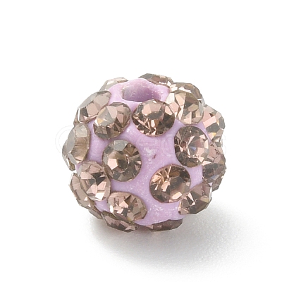 Rhinestone Pave Disco Ball Beads RB-TAC0002-02B-10-1