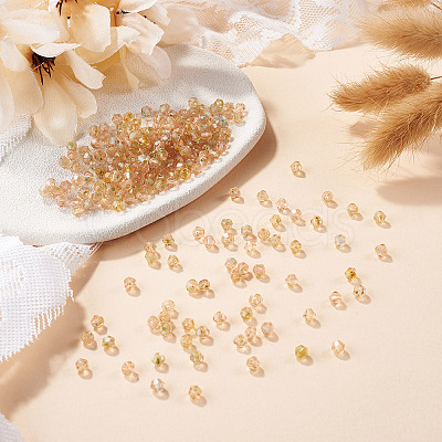 Picasso Baking Paint Glass Seed Beads SEED-TA0001-62A-1