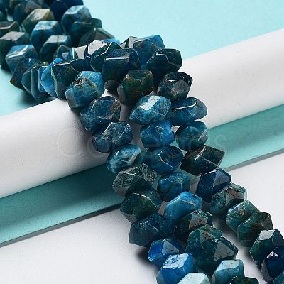 Natural Apatite Beads Strands G-D091-A09-1