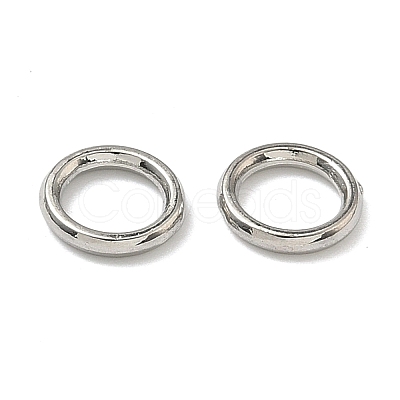 Alloy Soldered Closed Jump Rings X-PALLOY-H039-P-1