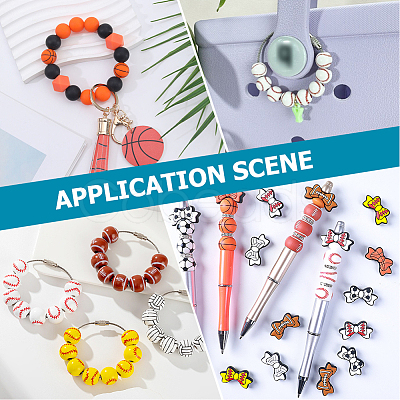 12 Styles Silicone Beads SIL-PA0001-06-1