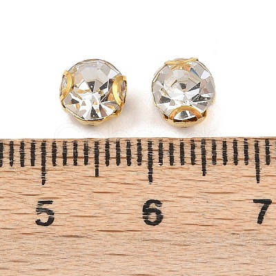 Flat Round Sew on Rhinestone Montee Beads STAS-B107-01C-01G-1