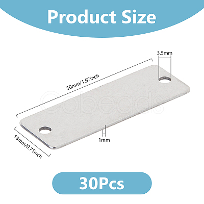 30Pcs 304 Stainless Steel Link Connectors STAS-DC0016-32-1