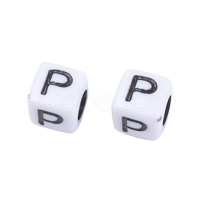 Craft Acrylic Beads SACR-X0015-10-1