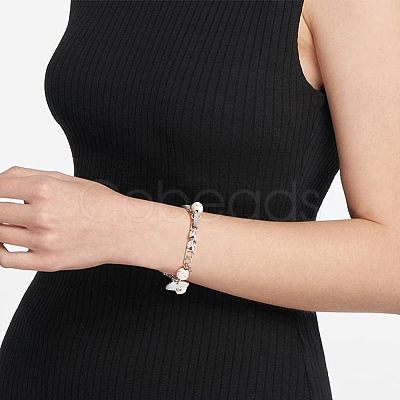 SUPERFINDINGS 10Pcs Brass Clear Cubic Zirconia Watch Band Clasps ZIRC-FH0001-38P-1