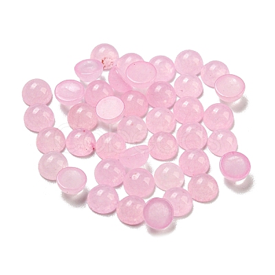 Natural White Jade Dyed Cabochons G-H309-03-15-1
