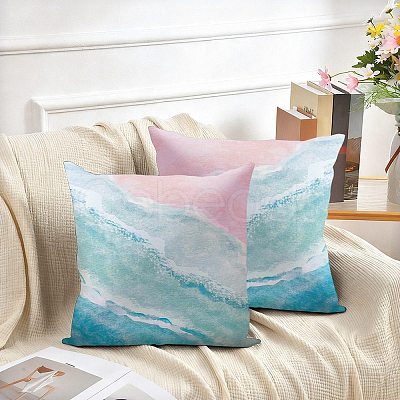 Square Polyester Pillow Case AJEW-WH20080-67A-1