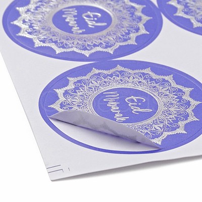 Eid Round Stickers DIY-G069-01D-1