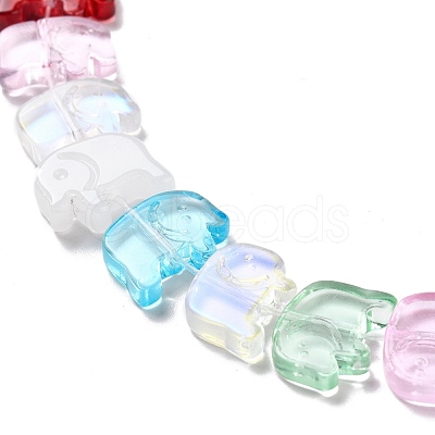 Transparent Glass Beads Strands GLAA-F114-03-1
