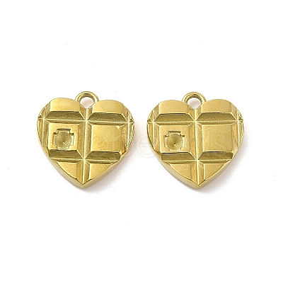 Ion Plating(IP) 304 Stainless Steel Pendant Rhinestone Settings STAS-F284-31G-1