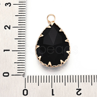 Transparent Glass Pendants KK-N283-02-G-1