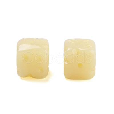 Opaque Acrylic Beads OACR-U001-08-1