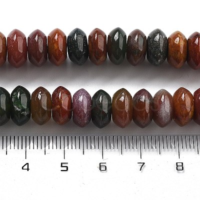 Natural Indian Agate Beads Strands G-P559-A08-02-1