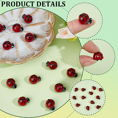20Pcs Handmade Lampwork Beads LAMP-PA0001-66-1