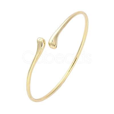 Alloy Arm Cuff Bangles Girl Women AJEW-A063-02G-1