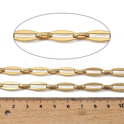 304 Stainless Steel Oval Link Chains CHS-G051-07G-1